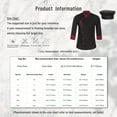 thumbnail image 7 of vastwit Unisex Women Men Chef Coat Long Sleeve Chef Jacket Kitchen Cooking Uniform with Hat Burgundy XL, 7 of 7