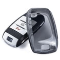 thumbnail image 2 of For Kia Sportage Optima Sorento Soul Black Transparent Key Fob Case Cover Holder, 2 of 10