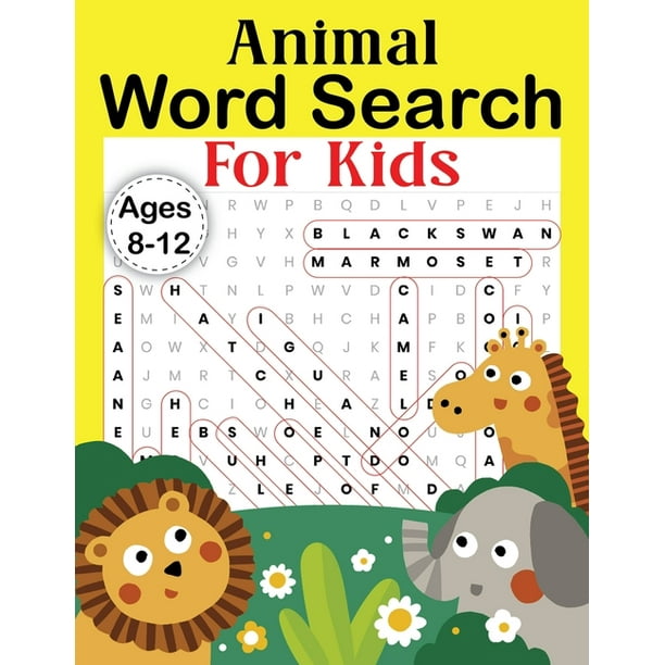 Animal Word Search For kids Ages 8-12 : First Kids Animal Word Search Puzzle Book ages 8-12 (Paperback) Animal Word Search For kids Ages 8-12 : First Kids Animal Word Search Puzzle Book ages 8-12 (Paperback)