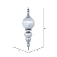 thumbnail image 2 of Vickerman 28" Pewter Shiny Finial Christmas Ornament, 2 of 2