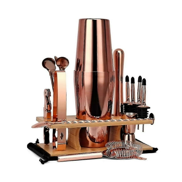 Cocktail Shaker Making Set,17pcs Bartender Kit For Mixer Wine Martini,stainless Steel Bars Tool,hom