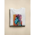 thumbnail image 3 of Pastell Woman With Earrings Sweatshirt Women -David Coleman Jr Designs, Female XX-Large, 3 of 4