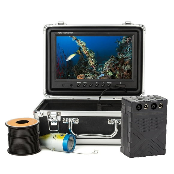 Camera de Pesca Bajo El Agua Camera de Pescado Con Pantalla Lcd de 12 LCD IP68 Resistente Al Agua para la Pesca de Hielo del Lago de Mar