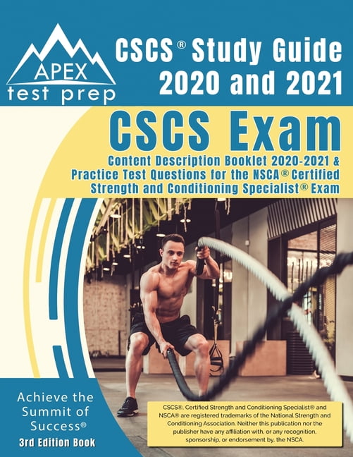 CSCS Study Guide 2020 and 2021: CSCS Exam Content Description Booklet