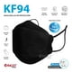 thumbnail image 2 of Best Trading 50 Cubrebocas KF94 Mascarilla de Protección Certificada, Tapabocas tipo Coreano con 4 Capas de Protección contra Partículas, Ajustador Nasal Oculto, Tecnología Ligera (Negro), 2 of 5