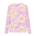 thumbnail image 2 of SHTXOZHI Boys Girls Tie-Dye Under Shirts Toddler Kids Long Sleeve Crewneck Fashion Shirt Tops, 2 of 4