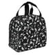 thumbnail image 2 of Easygdp Black White Leaves Bolsa Térmica Premium - Tela Oxford Impermeable, Gran Capacidad, Bolsillo Frontal, Unisex para Trabajo, Escuela, Actividades al Aire Libre y Picnics, 2 of 8