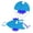 Blue, variant on Girl Cartoon Knit Hat Y2K-style Party Hat Photo Props Hot Girl Cute Slouchy Crocheted Hat