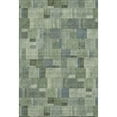 thumbnail image 2 of Addison Rugs Mayfield Washable Transitional Squares Green Rectangle Rug, 10' x 14', 2 of 6