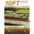 thumbnail image 4 of Vinci Landscape Edging Border, 40" L x 6" H 3Pack 10FT Total Rusted Corten Steel Garden Edging,Easy Installation,Sturdy Elegant Metal Lawn Broder for Flower Beds, Pathways, Paver Edges and Yard, 4 of 10