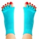 thumbnail image 4 of Toystoory 1 Pair 5 Toe Socks Overlapping Color Comfortable Breathable Dressing Solid Separation Relaxing Hosiery Type2 NO2 Toystoory CBP096053, 4 of 4
