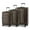 3PCS-Brown, variant on 3 Piece Softside Luggage Set Lightweight Spinner Expandable Suitcases with TSA Lock, 20"/26"/30", XJ2511#2