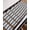 Black, variant on Burnt Orange Navy Blue Striped Stair Treads for Wooden Steps Indoor Runner Rug Carpet, Farmhouse Stripe Art 7 Pieces Peel and Stick Staircase Step Treads Covers Washable Throw Door Mats, 30"x8"
