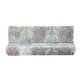 thumbnail image 2 of AMLESO Armless Sofa Cover Furniture Protector Stretch Sofa Slipcover for Bedroom Flower Flower gray, 2 of 8