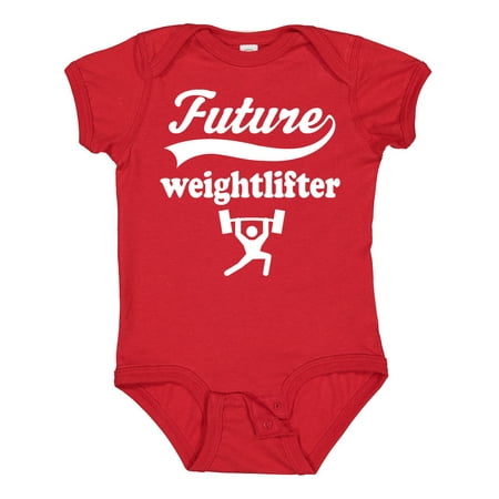 

Inktastic Future Weightlifter in Training Gift Baby Boy Bodysuit