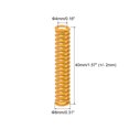 thumbnail image 2 of Troquel Resorte Unique Bargains 8mm OD 40mm Largo 20 Piezas Espiral Estampado Carga Compresión Amarillo, 2 of 5