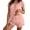 Pink, variant on DYTTDG Silk Solid Color Pajama Set for Women 5PC Short Puffed Sleeve with Short Pajama Pant Set Decorative Drawstring & Pocket
