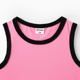 thumbnail image 4 of PatPat Toddler Girls Clothes Kids 2pcs Tank Top and Short Leggings Outfit Sets, Pink, 7-8 Years, 4 of 7