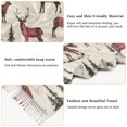 thumbnail image 5 of FORMRS Womens Scarf Winter Soft Long Big Warm Shawls Wrap Tassel Scarves, Plaid Deer, 5 of 9
