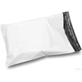 thumbnail image 1 of 24 x 24 glossy white plastic self seal poly mailer flat bags waterproof shipping envelope 2.17 mil for apparel, clothes, shirts, books – permanent adhesive seal (250 pack), 1 of 1