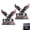 2pcs, variant on USA Faith Family Freedom Metal Emblem 3PCS – Eagle Patriotic Car Decal for Truck SUV Motorcycle Exterior Decor Use