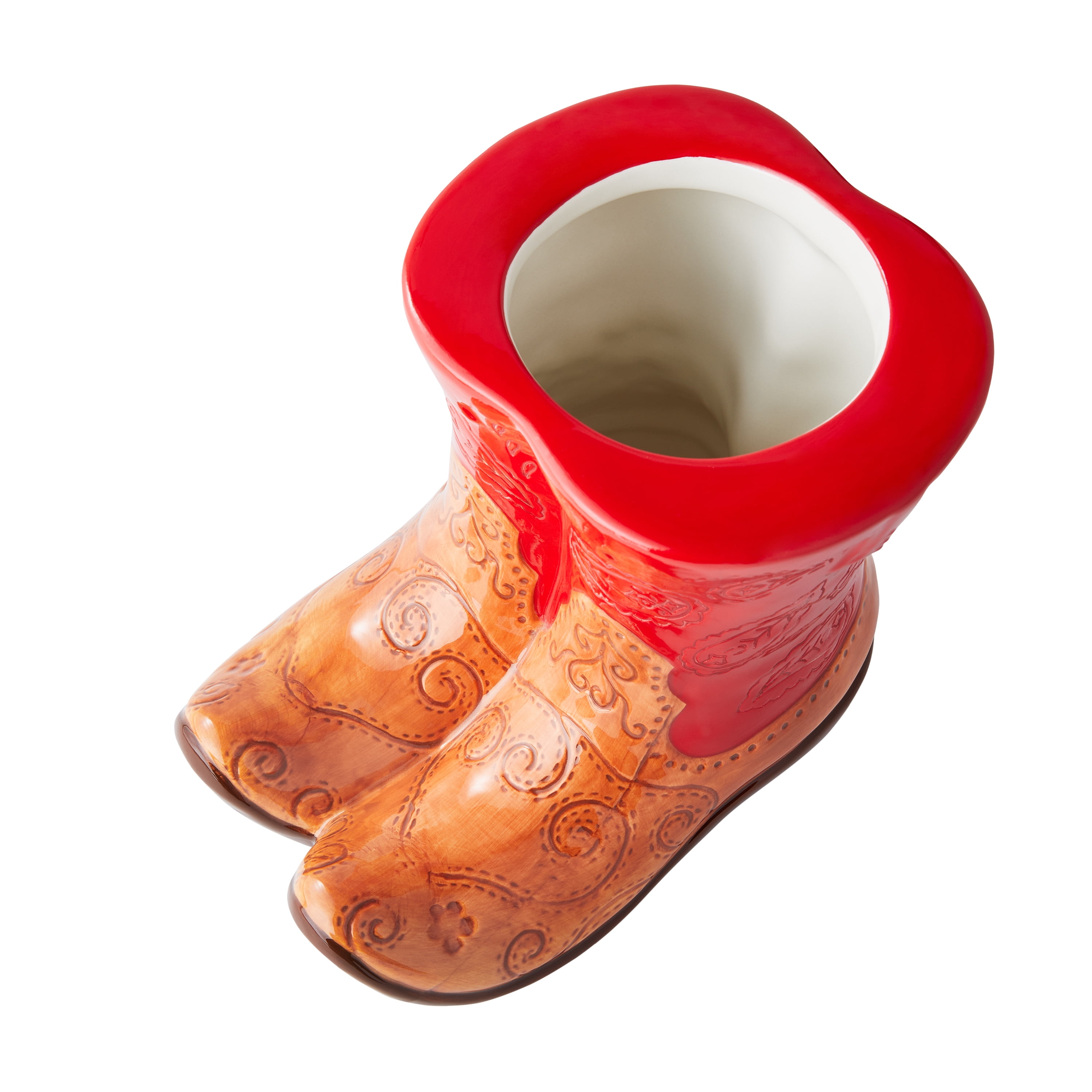 The Pioneer Woman Boots and Hat Stoneware Cookie Jar