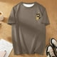 thumbnail image 4 of Playeras De Hombre Camiseta Informal De Verano De Manga Corta Con Cuello Redondo Y Estampado De Letras Y Caras Para Hombre, 4 of 5