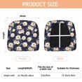 thumbnail image 3 of Sunflower Seat Covers for Dining Room Chairs Set Of 4,Stretch Printed Washable Chair Seat Cover with Elastic Ties and Button,Removable Waterproof Couch Cushion Covers, 3 of 6