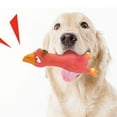 thumbnail image 5 of Walbest Dog Squeaky Toys, Dog Small Screaming Chicken Toys, Long Soft Rubber Chew Molar Dog Toys for Puppy Small Medium Dogs, Yellow, 5 of 7