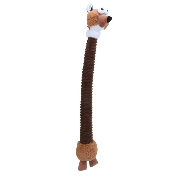 Juguete de pana con sonido para cachorros, juguete molar para mascotas con sonido de zorro marrón Juguete de pana con sonido para cachorros con sonido de zorro marrón Fiel a su promesa