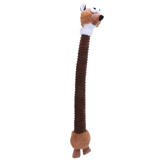 Juguete de pana con sonido para cachorros, juguete molar para mascotas con sonido de zorro marrón Juguete de pana con sonido para cachorros con sonido de zorro marrón Fiel a su promesa