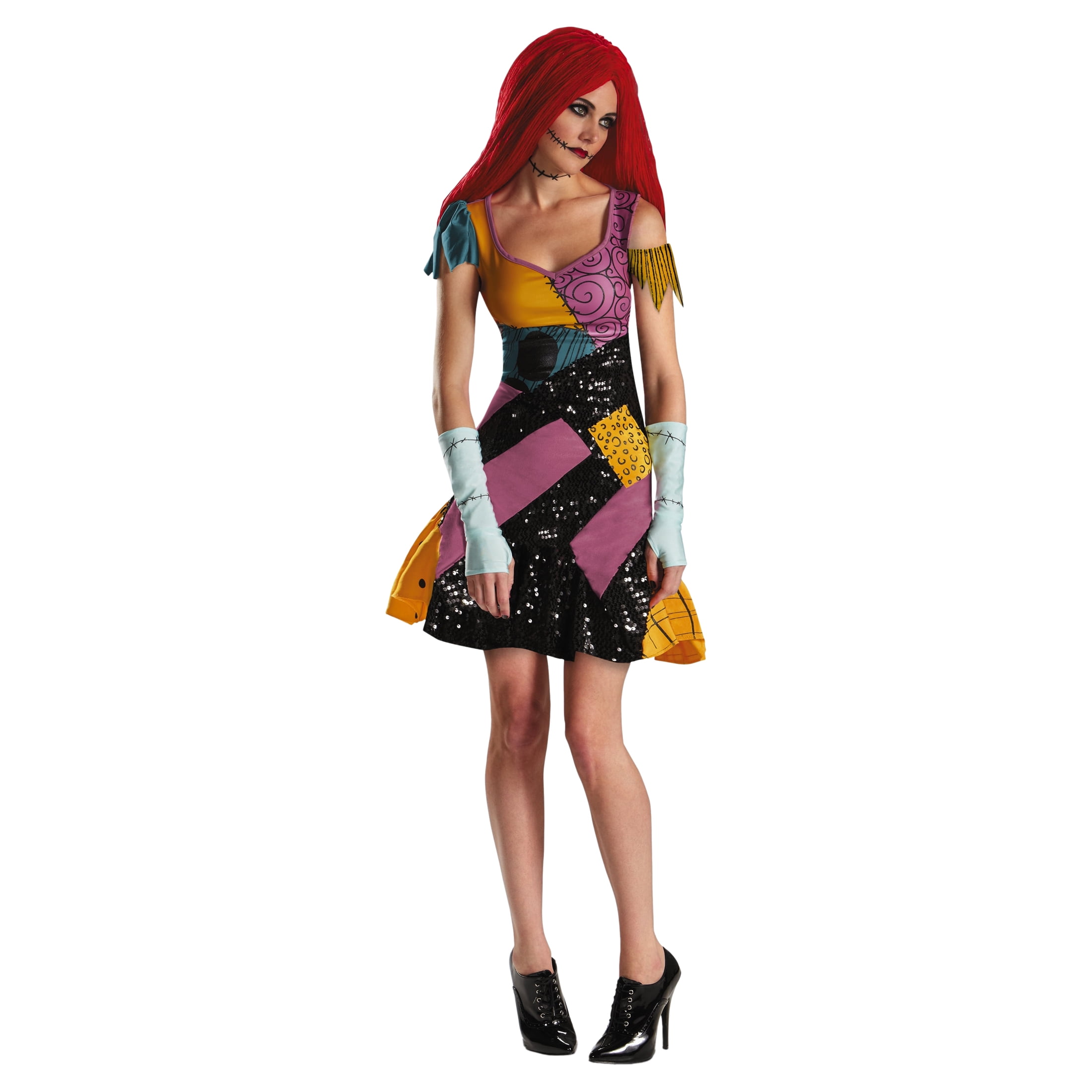 Disguise Women's Nightmare Before Christmas Sally Deluxe Halloween Costume