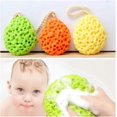 thumbnail image 2 of Paquete de 3 esponjas de baño naturales, esponja de ducha de lufa, esponja exfoliante para limpieza corporal, esponja corporal para hombres, mujeres y niños, 2 of 5