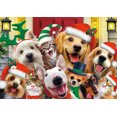 thumbnail image 4 of Ceaco Holiday Dogs Selfies 500-Piece Interlocking Jigsaw Puzzle for Adults Ages 14+, 4 of 5