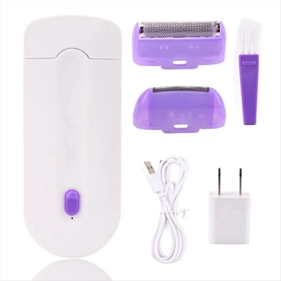 USB Rechargeable Women Epilator Portable Body Hair Shaver US Plug