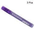thumbnail image 3 of Uxcell Liquid Chalk Marker Pen Flash Line Drawing Highlighter Pen Purple 3 Pack, 3 of 6