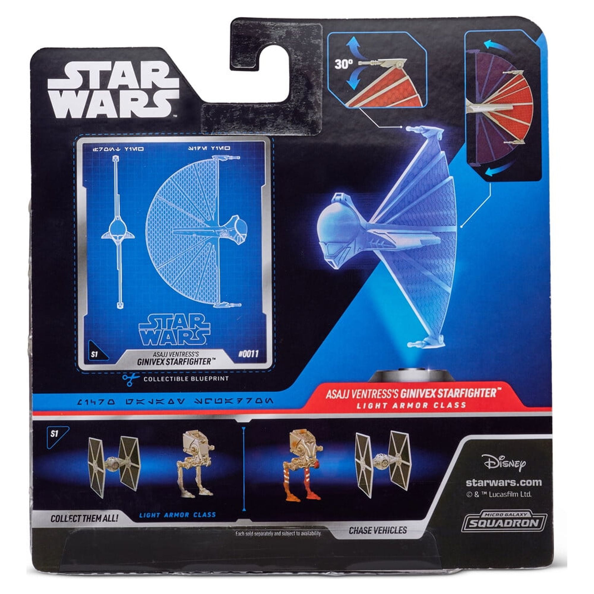 Star Wars Micro Light Armor Class Toy: Asajj Ventress's