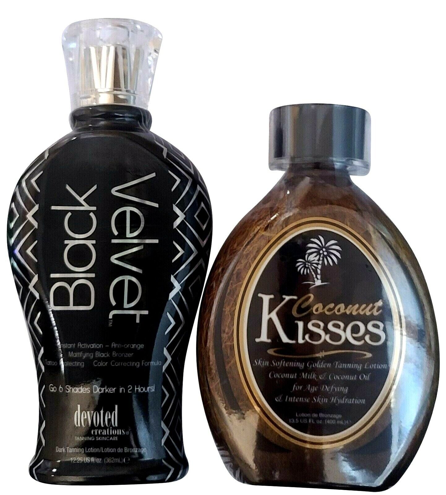 Devoted Creations Black Velvet & Ed Hardy Coconut Kisses Tanning Lotion