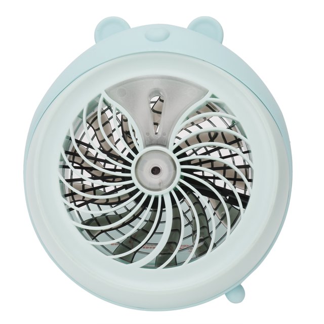 Ventilador de pulverización, mini ventilador de escritorio lindo ventilador humidificador impulsado por rendimiento