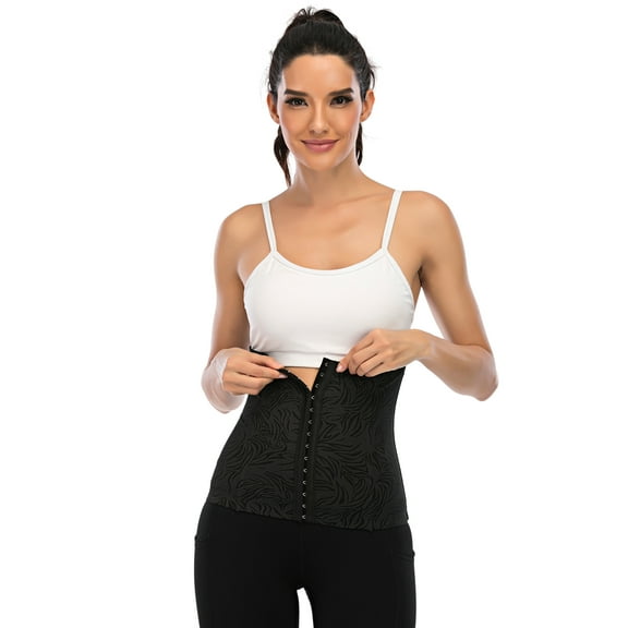 Wacanda Seamless Shaperwear Waist Trainer Women Breathable Body Shaper Slimming Tummy Control Waist Cincher