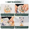 thumbnail image 4 of Bedside Desk Lamp LED Bulb Night Light USB Power Fabric Lampshade Table Lamps Cute Flamingo Flower Tree, 4 of 7