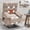Beige, variant on 41" Dual Motor Oversized Lift Chair, Recliner Chair with Infinite Position, Massage Chair with Heat Timer for Living Room, Grey