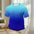 thumbnail image 4 of Dealovy Mens Plus Size T-Shirts Short Sleeve Crew Neck Casual Homewear Color Changing Shirts for Men S-5XL, 4 of 6