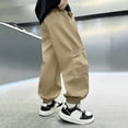 thumbnail image 4 of WOYY Boys Waterproof Cargo Pants Outdoor Hiking Pants Kids Joggers, Sizes 4-5T, 4 of 4