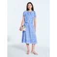 thumbnail image 2 of Free Assembly Women's and Women's Plus Embroidered Cotton Maxi Skirt with Smocked Waist, Sizes XS-4X, 2 of 6