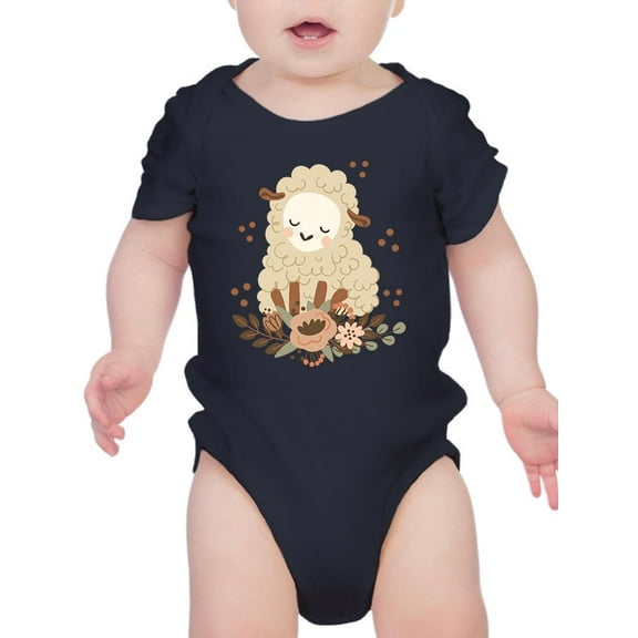 Cute Baby Lamb Bodysuit Infant -Image by Shutterstock, 24 Months