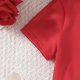 thumbnail image 4 of Conjuntos de blusas y camisas de cuello redondo y manga corta para niños, top con capucha de manga larga de color con cintura elástica, pantalones largos, traje casual y cómodo, conjunto de poliéster, 4 of 6