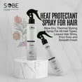 thumbnail image 6 of SOBE LUXE COLLECTION Heat Protectant Spray, 8 Fl Oz - Blow Dry, Thermal Styling For All Hair Types, Leaves Hair Shiny, Frizz-Free and Smooth Finish, 6 of 7