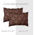 thumbnail image 2 of Elegant Comfort 8-Piece Pinch Pleated Comforter Set-All Season Complete Bed in a Bag, Includes 4pc Smart SheetSet, Bed Skirt, Comforter, Matching Pillowcases and Shams, King/Cal King, Chocolate Brown, 2 of 5