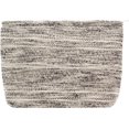 thumbnail image 1 of LAICAIW Makeup Bag Large Zipper Make Up Pouch for Purse Travel Canvas Cosmetic Organizer for Women Brush Storage,Ripple Grey, 1 of 7